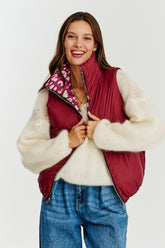 Midnight Berry double-sided vest